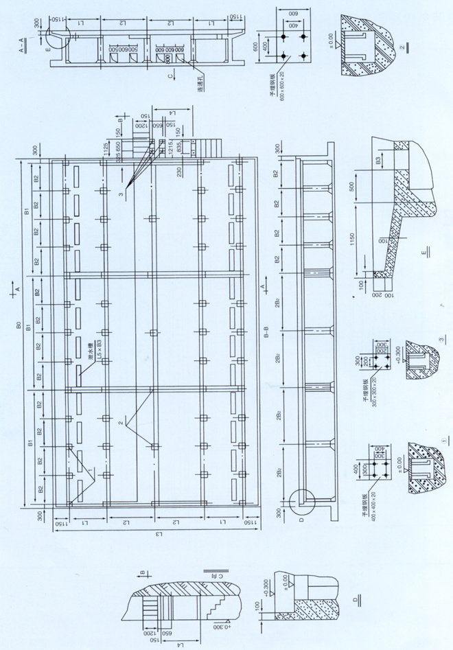 OT-VI-600-2000型基础图