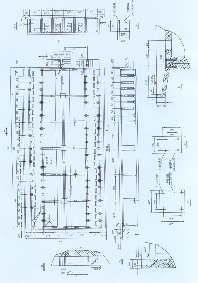 OT-VI-4000-4500型基础图
